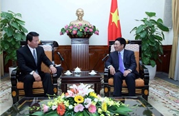 Phó Thủ tướng, Bộ trưởng Ngoại giao Phạm Bình Minh tiếp khách 